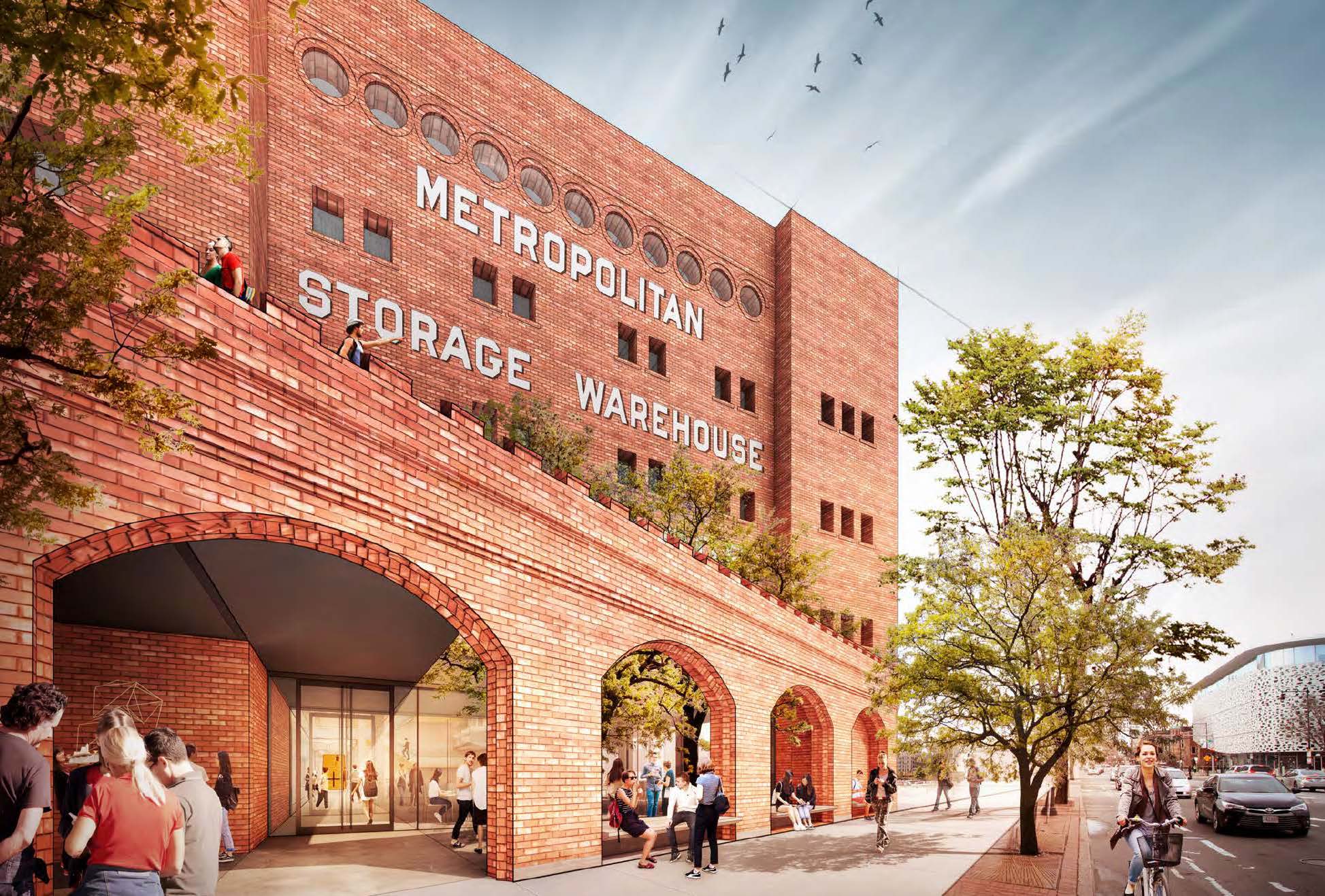The MET, future home of the MIT Morningside Academy for Design. Construction is expected to finish in the winter of 2025.