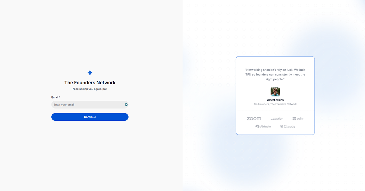 One Network Log In Log in | The Founders Network