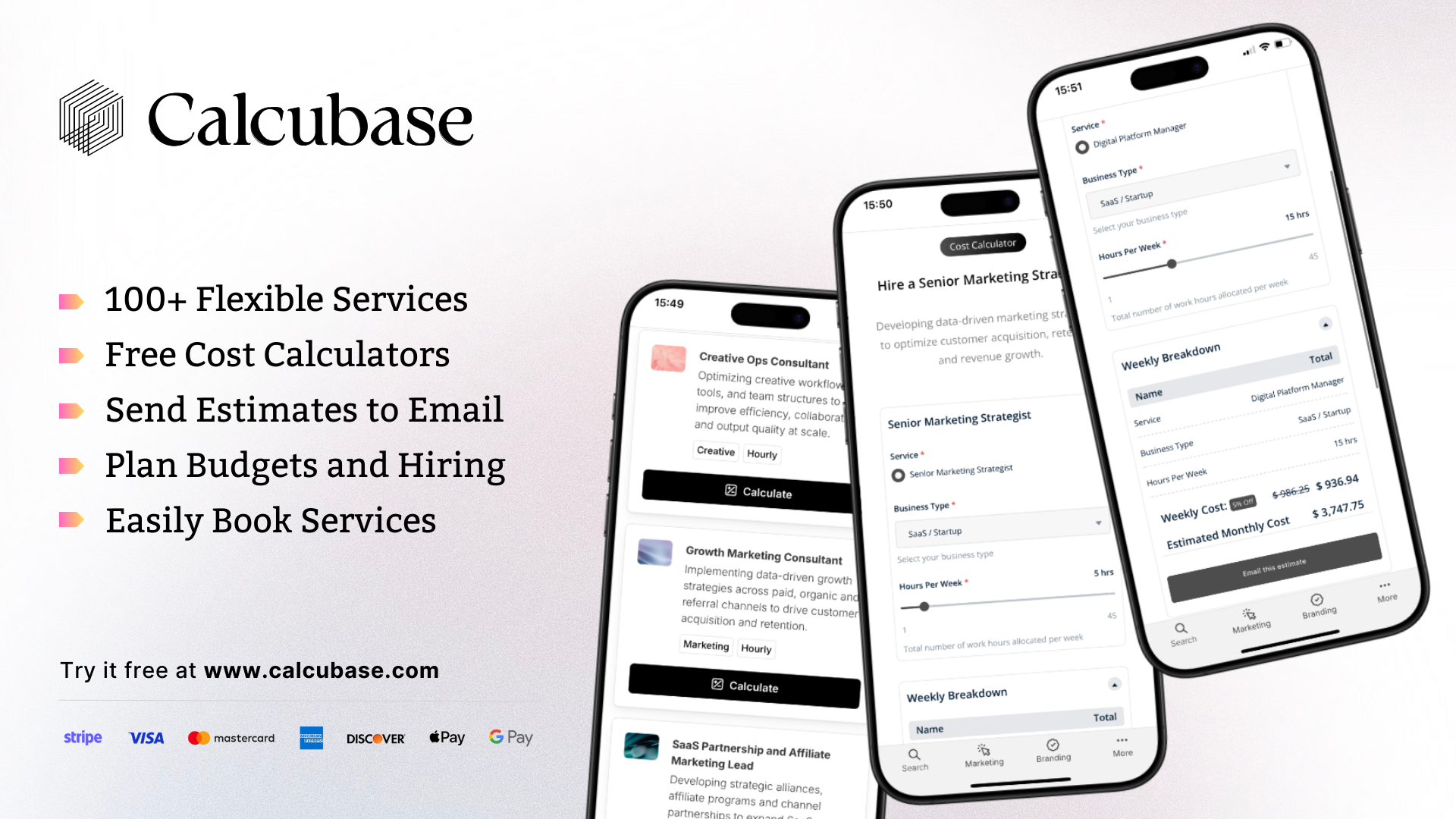 Sales Services Cost Calculators Calcubase Sales services cost calculators calcubase