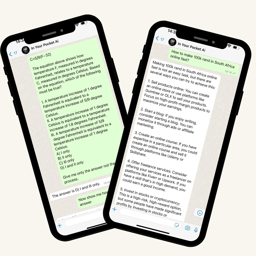 In Your Pocket AI Chat with ChatGPT Directly on WhatsApp