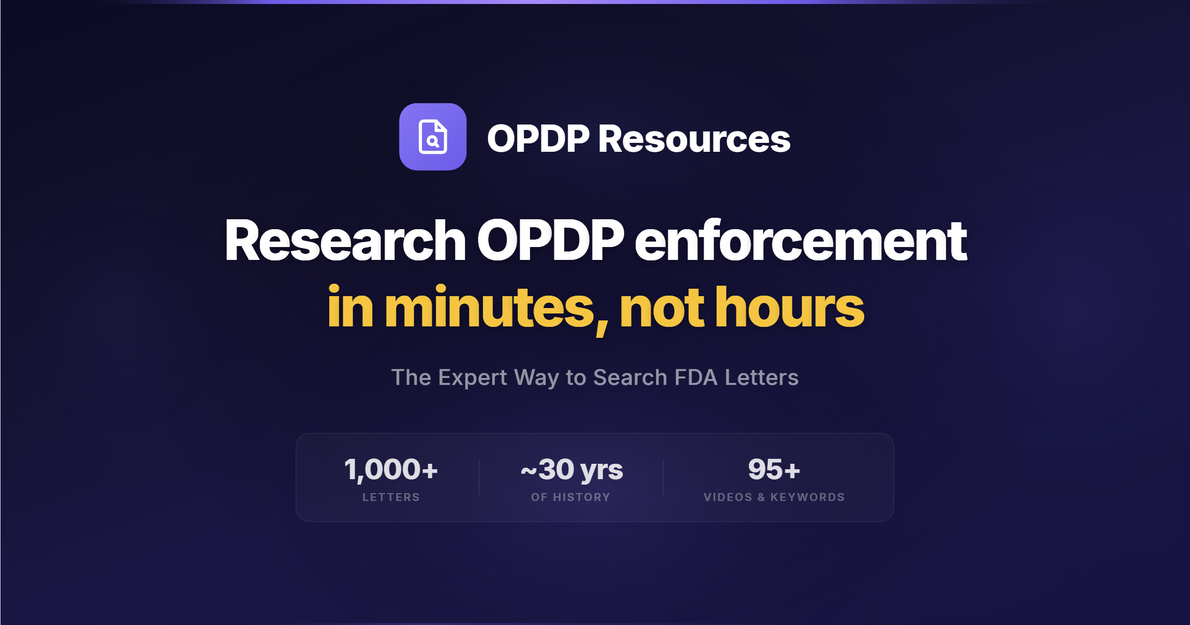 Opdp OPDP Resources – The Expert Way to Search FDA Letters