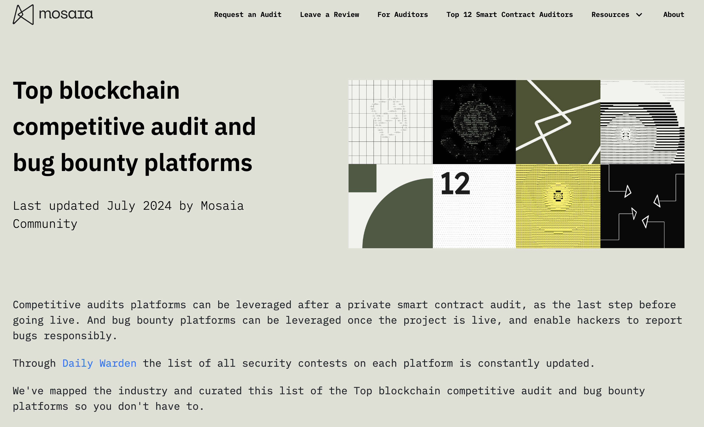 Top blockchain competitive audit and bug bounty platforms