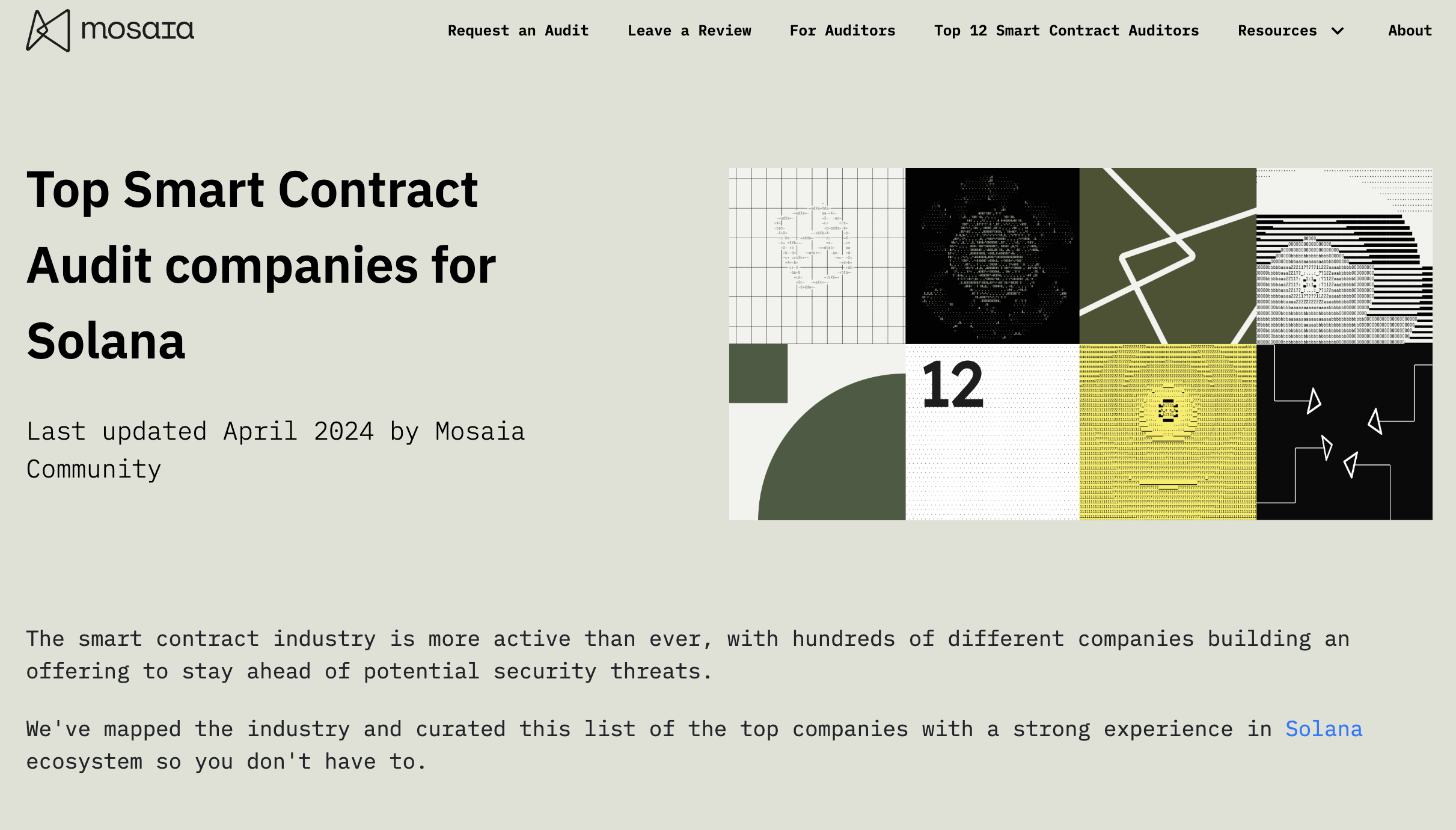 Top smart contract audit companies for Solana