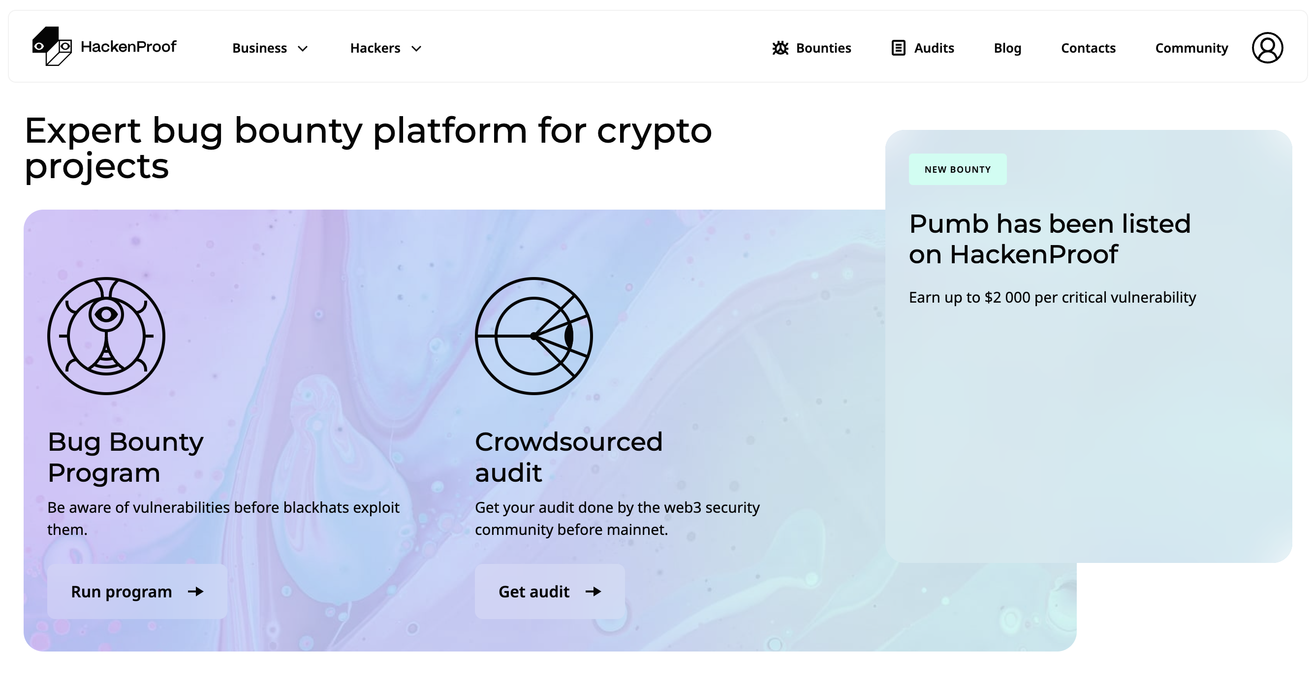 Top blockchain competitive audit and bug bounty platforms