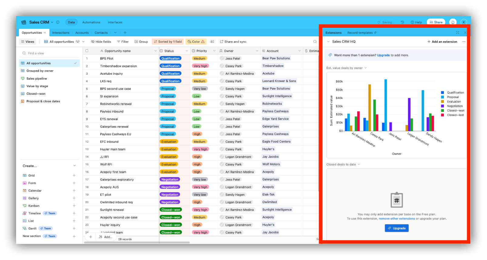 Step 6.3: Learn about extensions