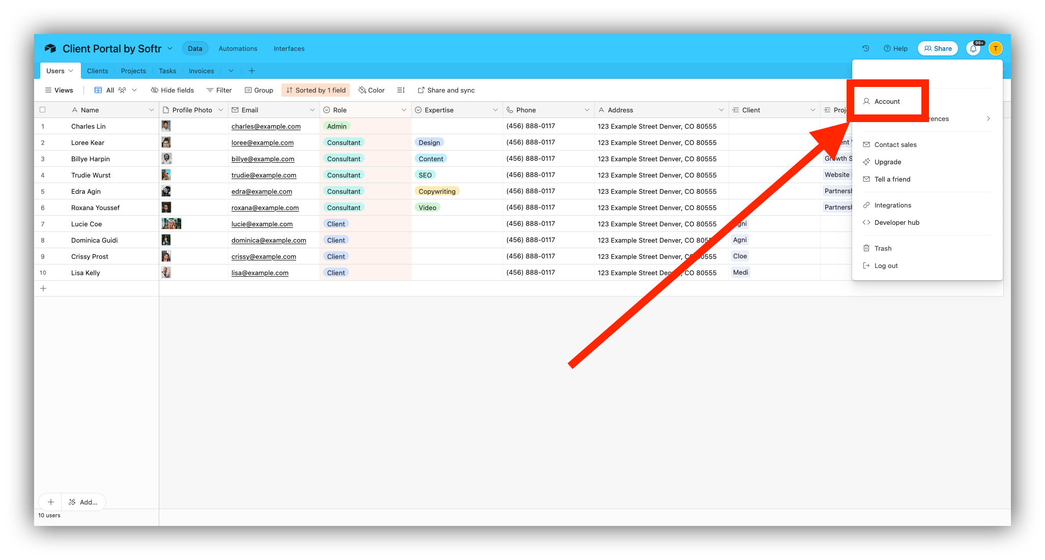 Step 6.1: Go to your Airtable Account