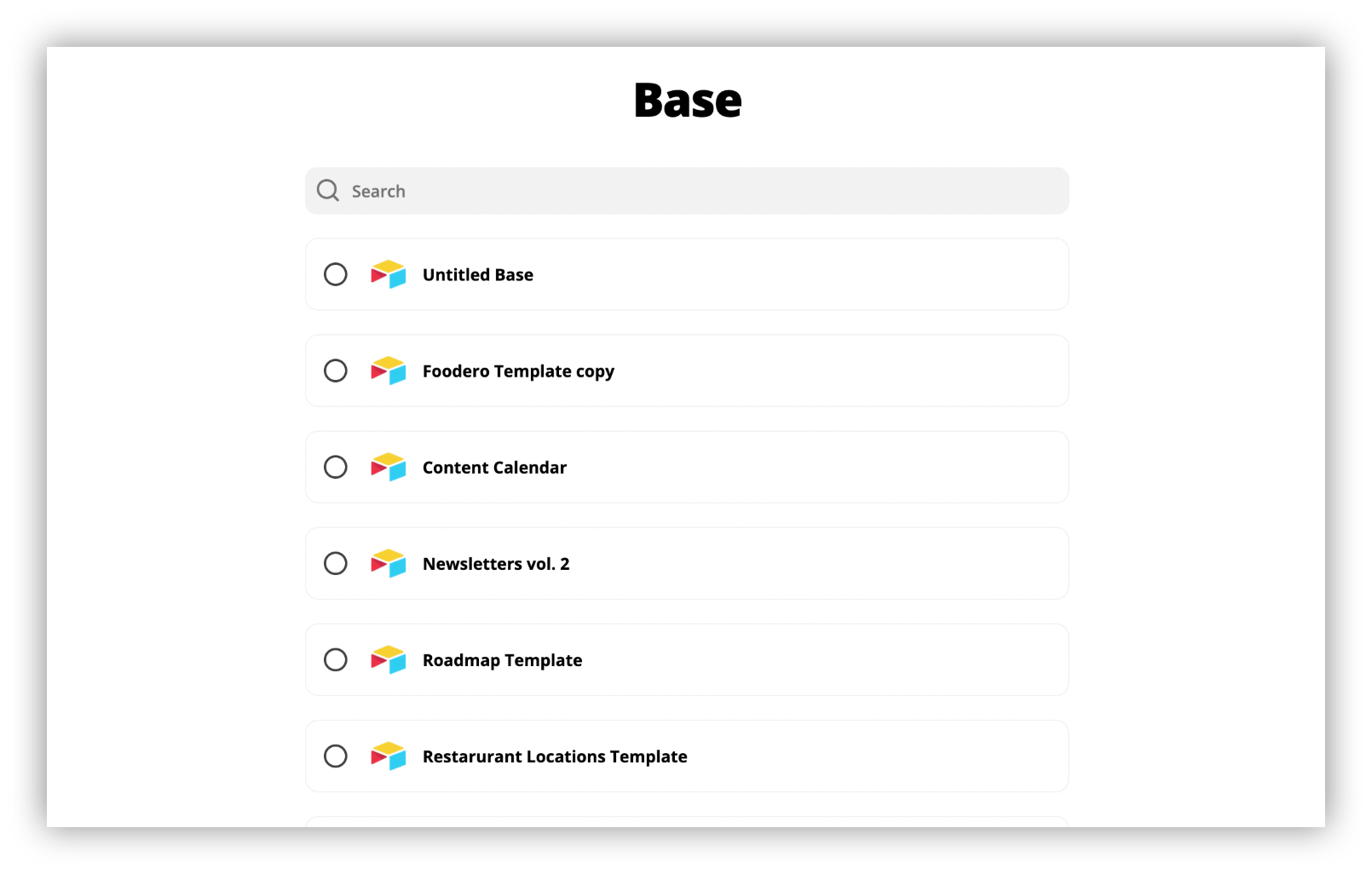 outpute base