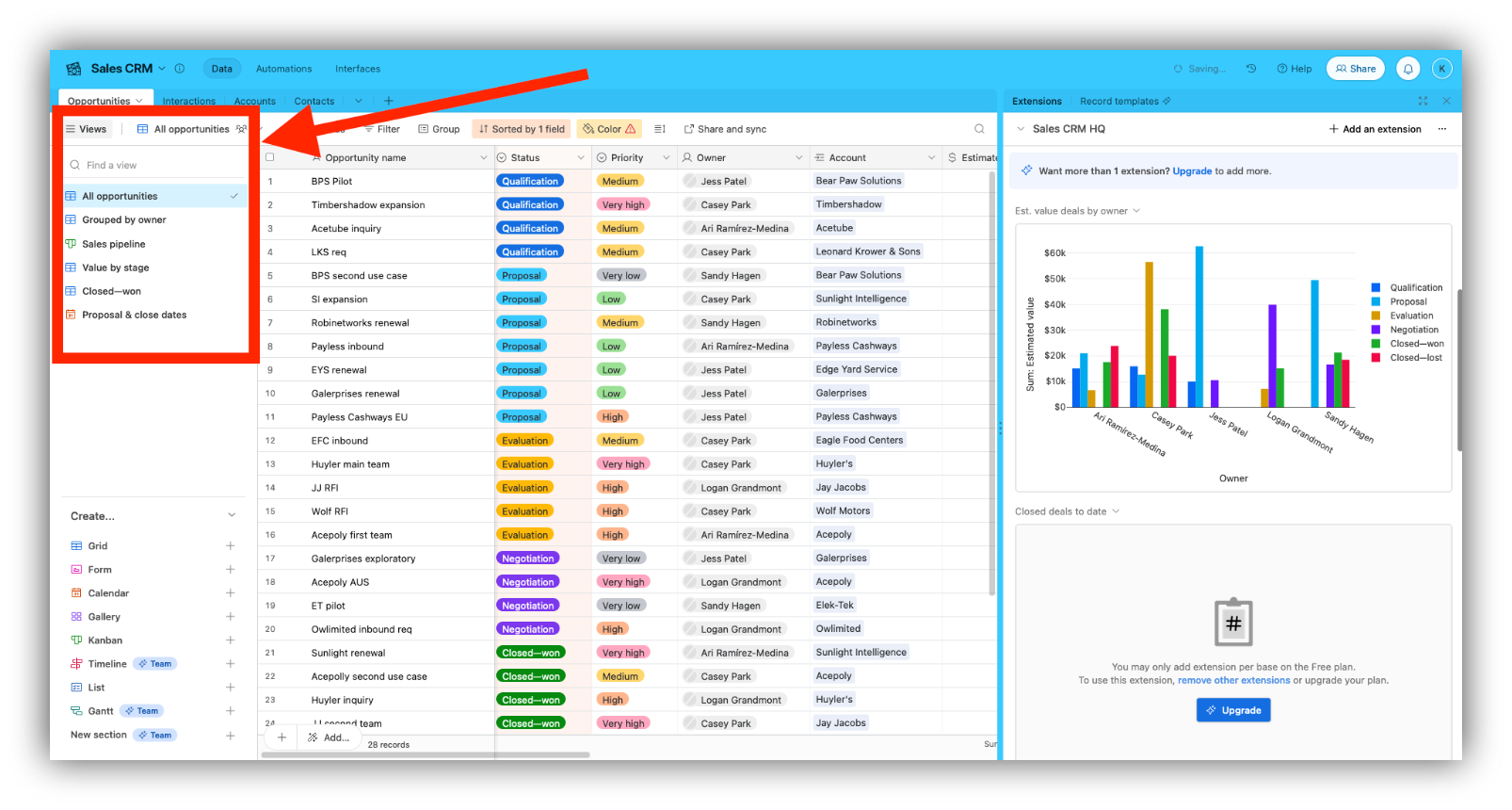 Step 6.2: Learn about views 