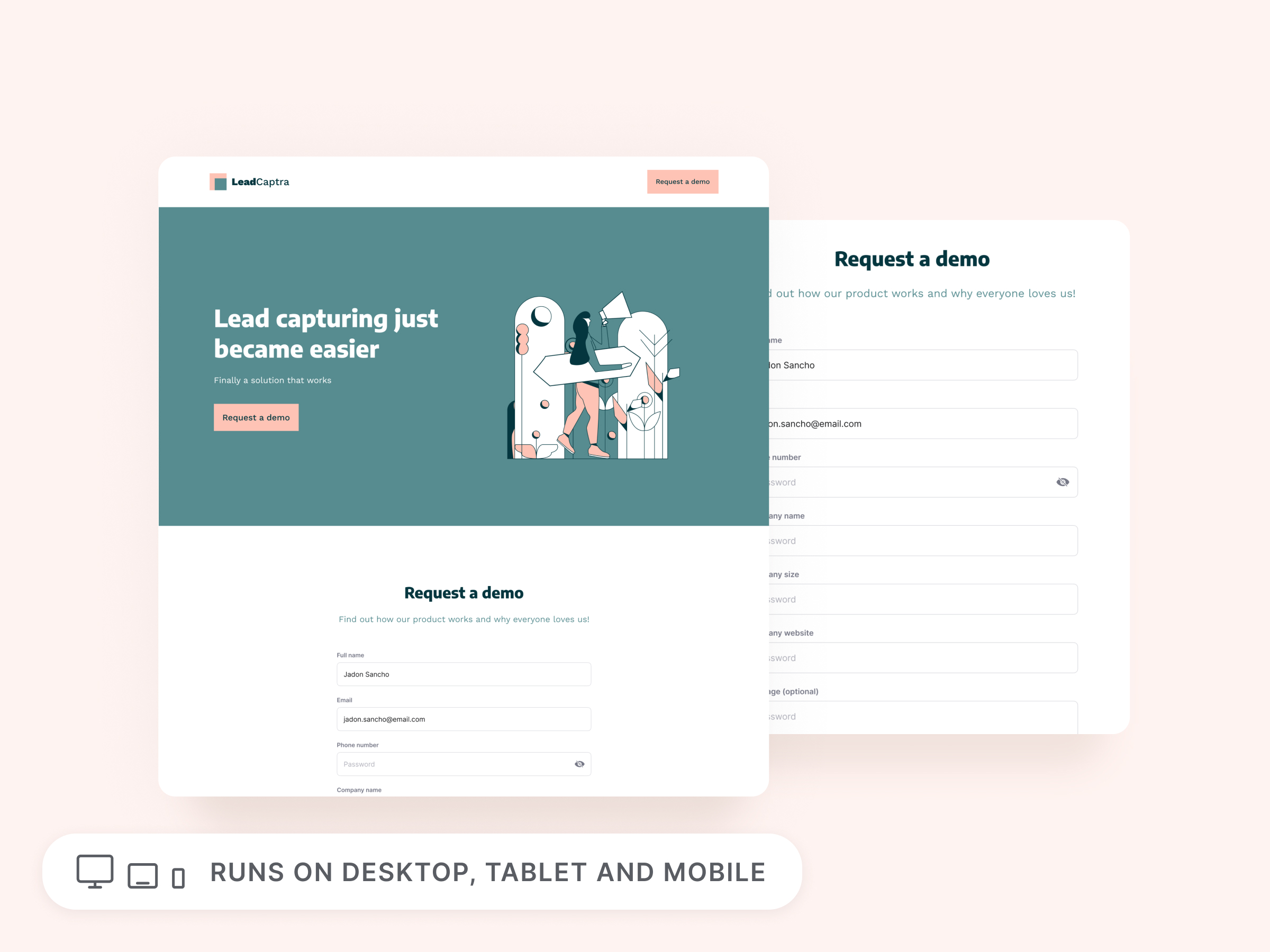 Free Lead Capture Form Template