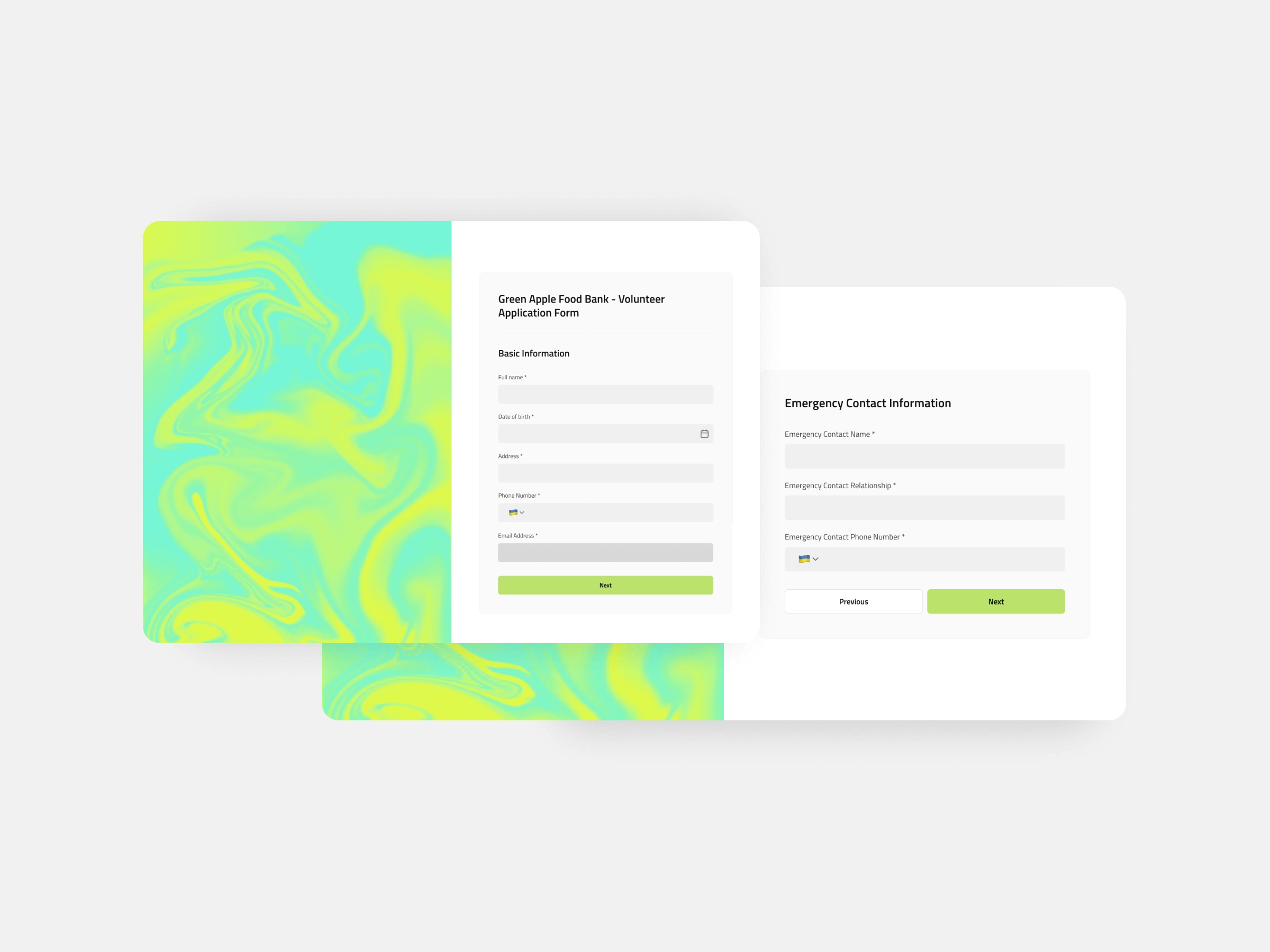 Free Volunteer Form template customize in minutes