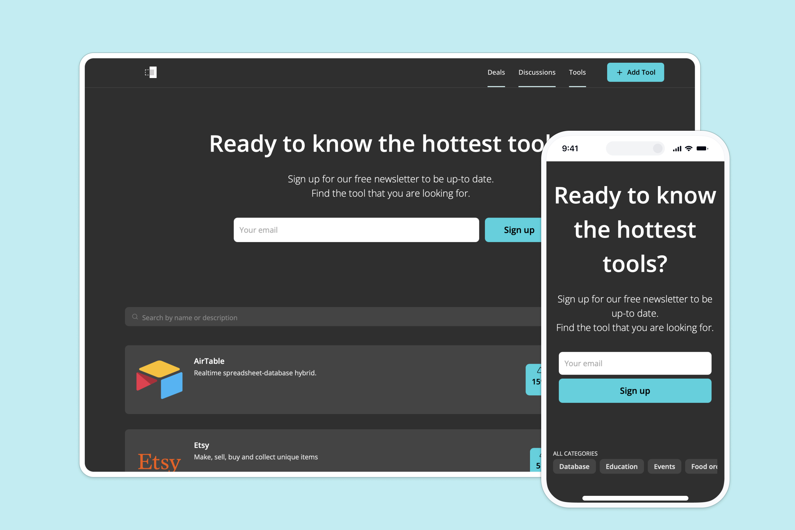 leaderboard website template snapshot