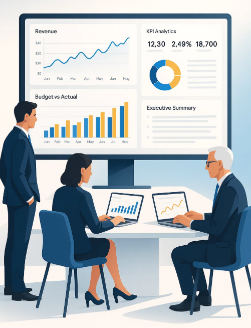 Finance Automation Dashboard Preview
