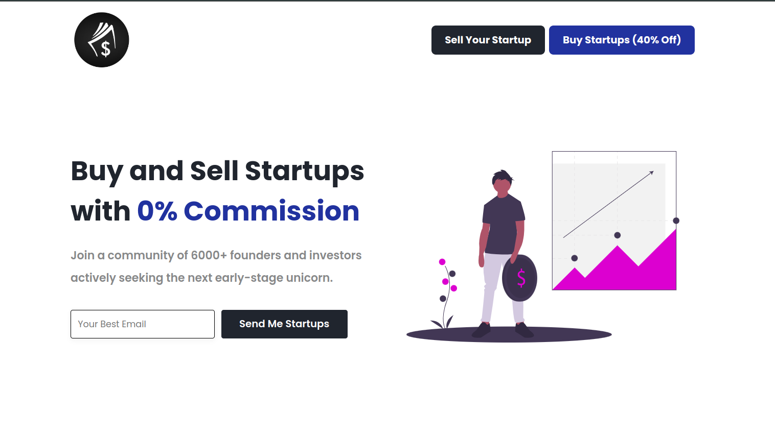 StartupsOnSale.com preview